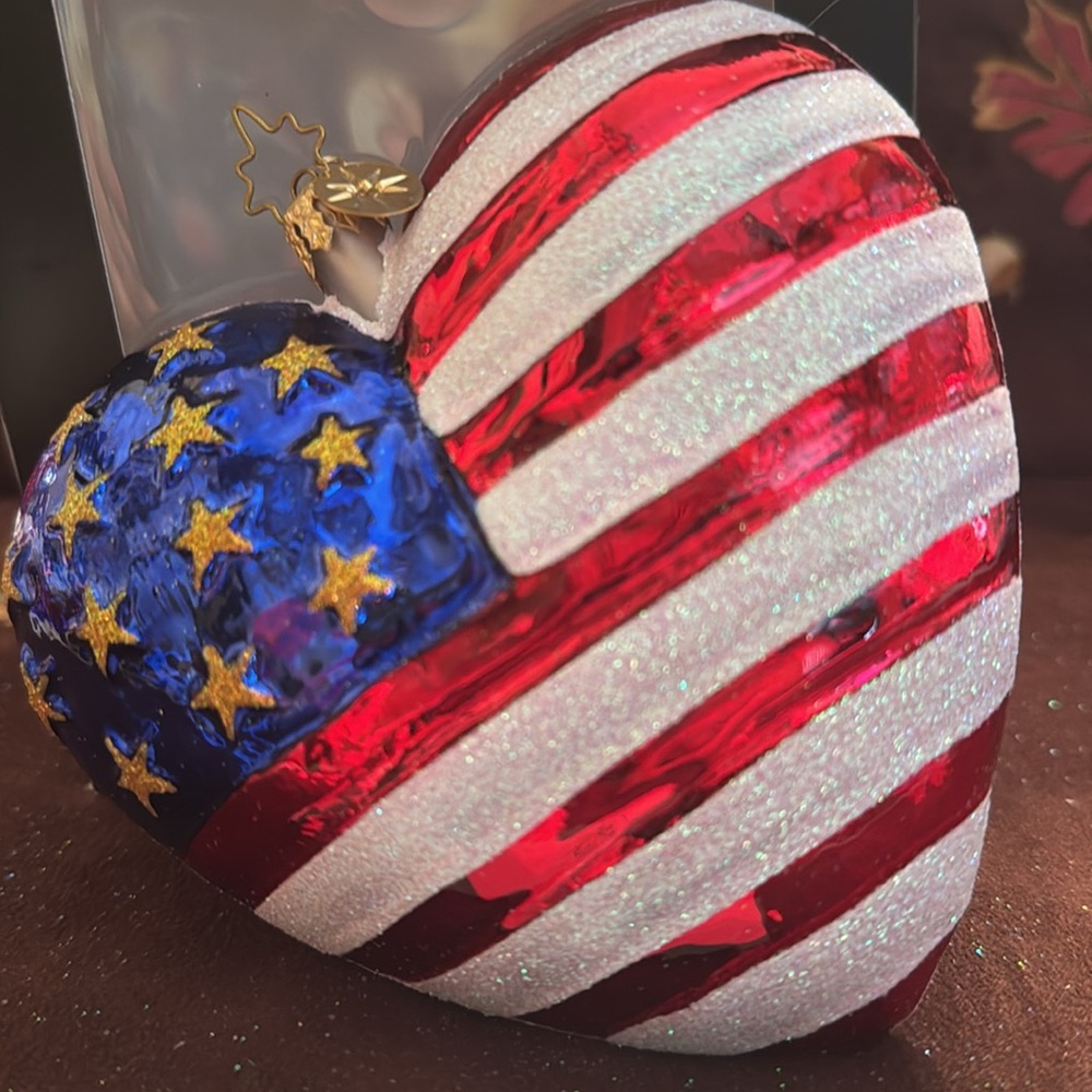 🐈‍⬛ Christopher Radko ornament EUC large “Brave Heart”